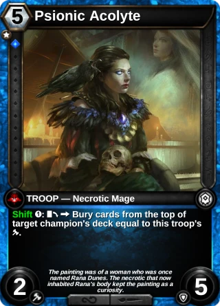Psionic Acolyte: the card this item changes