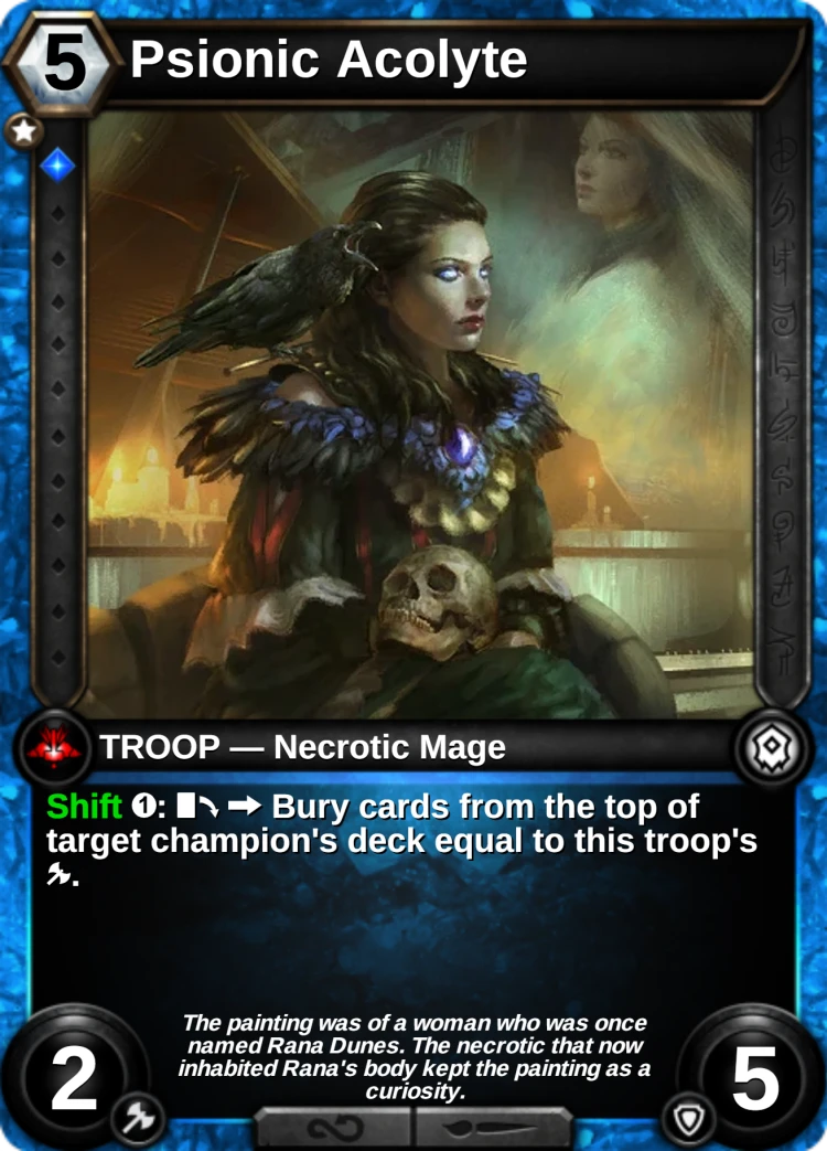 Psionic Acolyte: the card