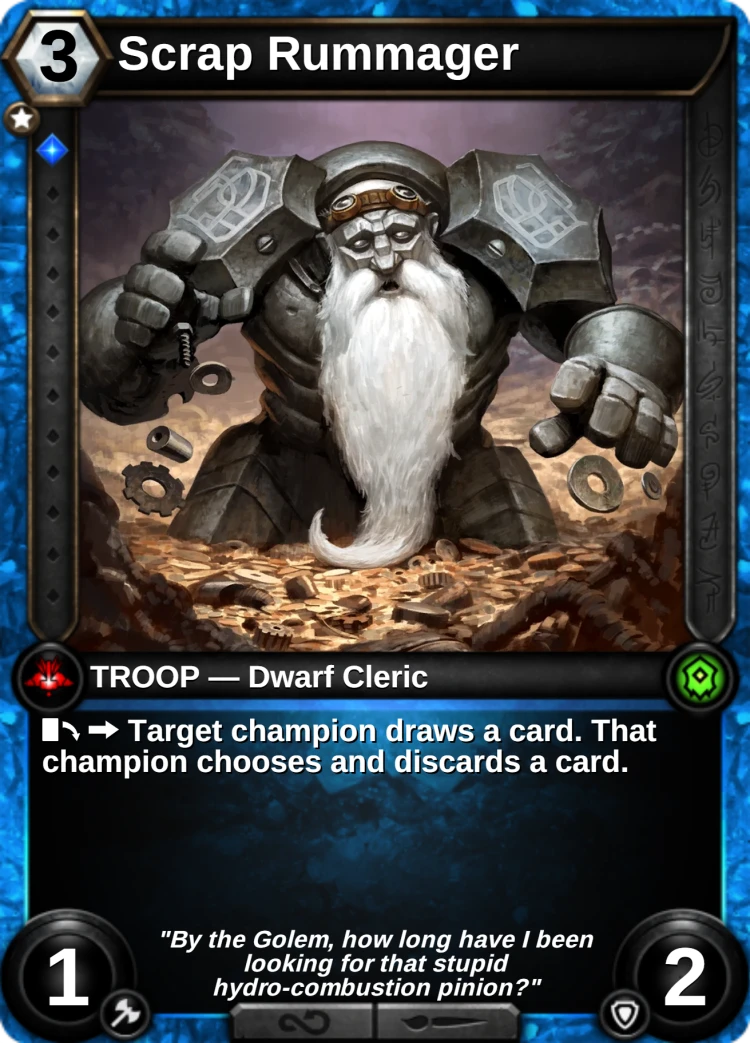 Scrap Rummager: the card