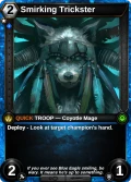 Smirking Trickster: printing in Armies of Myth