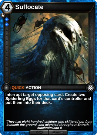 Suffocate: the card this item changes