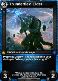 Thunderfield Elder: printing in Armies of Myth