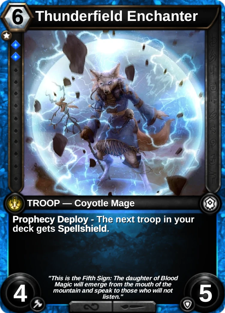 Thunderfield Enchanter: the card
