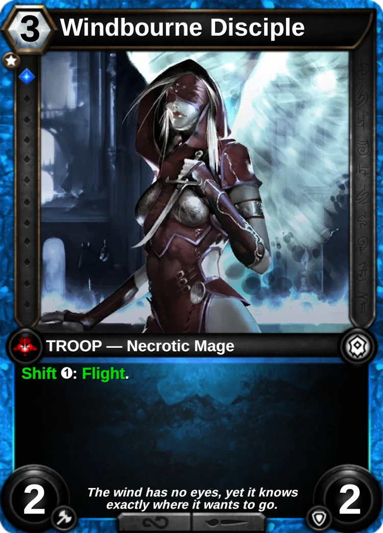 Windbourne Disciple: the card