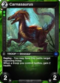 Carnasaurus: printing in Armies of Myth
