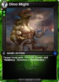 Dino Might: printing in Armies of Myth