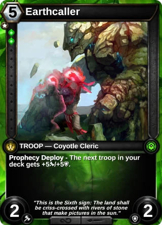 Earthcaller: the card this item changes