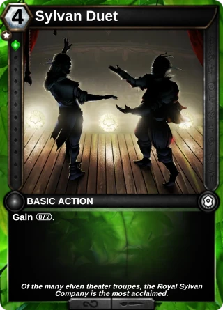 Sylvan Duet: the card this item changes