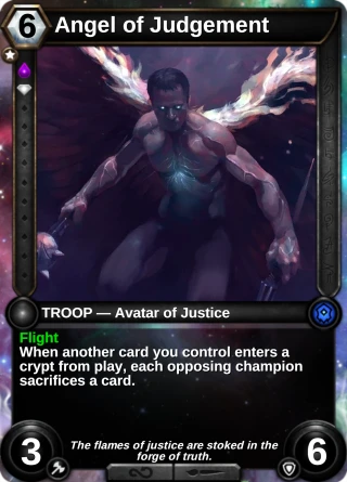 Angel of Judgement: the card this item changes