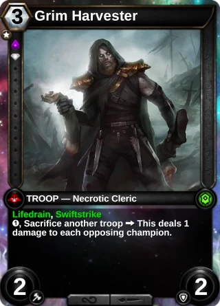 Grim Harvester: the card this item changes