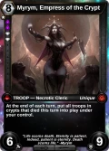 Myrym, Empress of the Crypt: printing in Armies of Myth