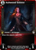 Ashwood Soloist: alternate art in Armies of Myth