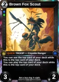 Brown Fox Scout: alternate art in Armies of Myth