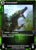 Crocosaur: alternate art in Armies of Myth