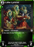 Lithe Lyricist: alternate art in Armies of Myth