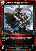 Quash Ridge Tusker: alternate art in Armies of Myth