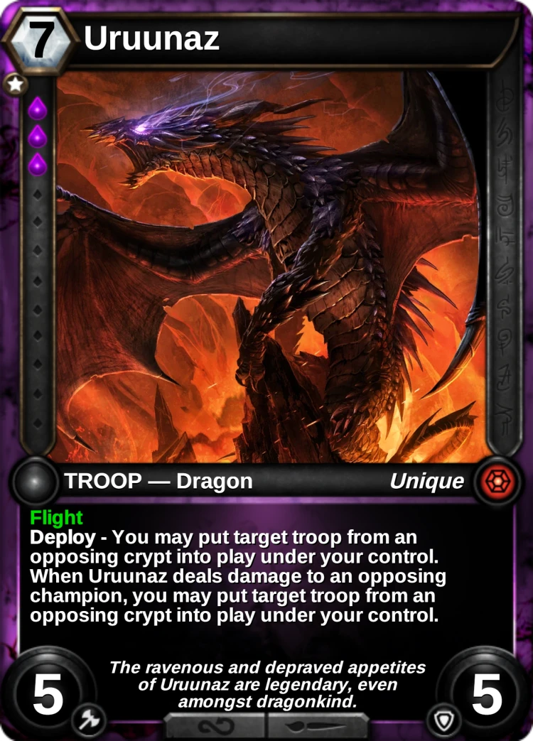 Uruunaz: the card