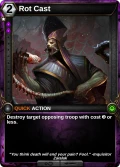 Rot Cast: alternate art in Armies of Myth
