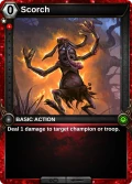 Scorch: alternate art in Armies of Myth