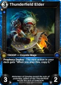 Thunderfield Elder: alternate art in Armies of Myth
