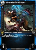 Thunderfield Seer: alternate art in Armies of Myth