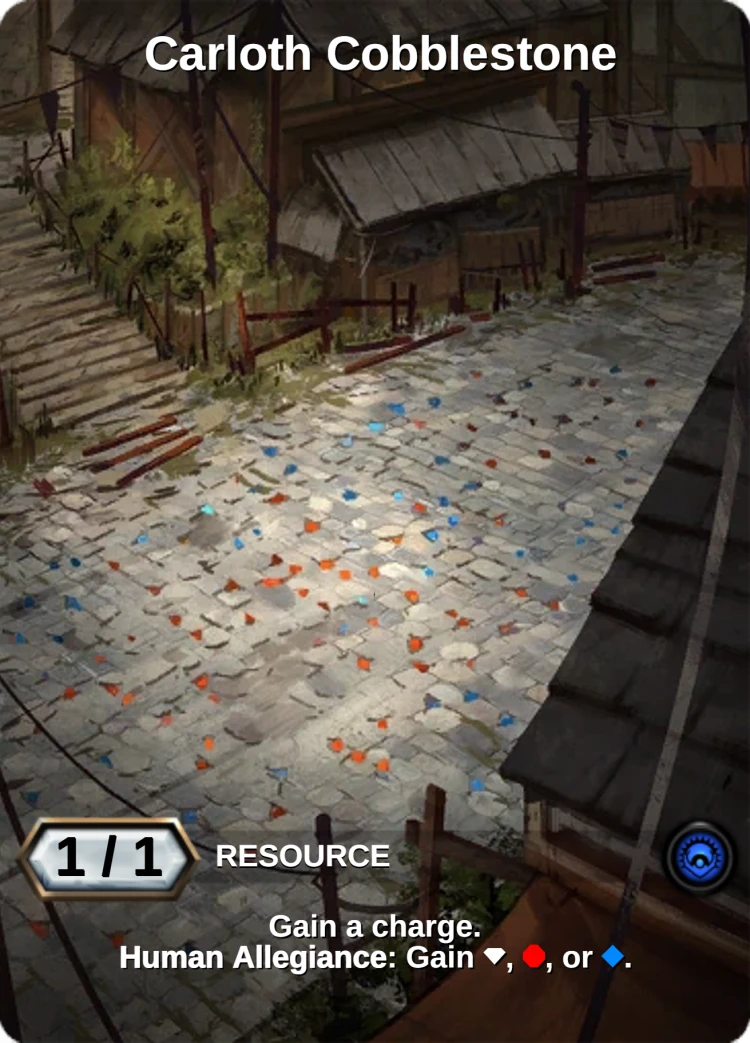 Carloth Cobblestone: the card