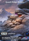 Quash Ridge Rubble: printing in Primal Dawn