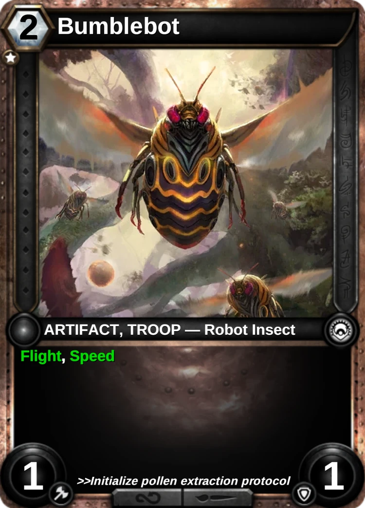 Bumblebot: the card