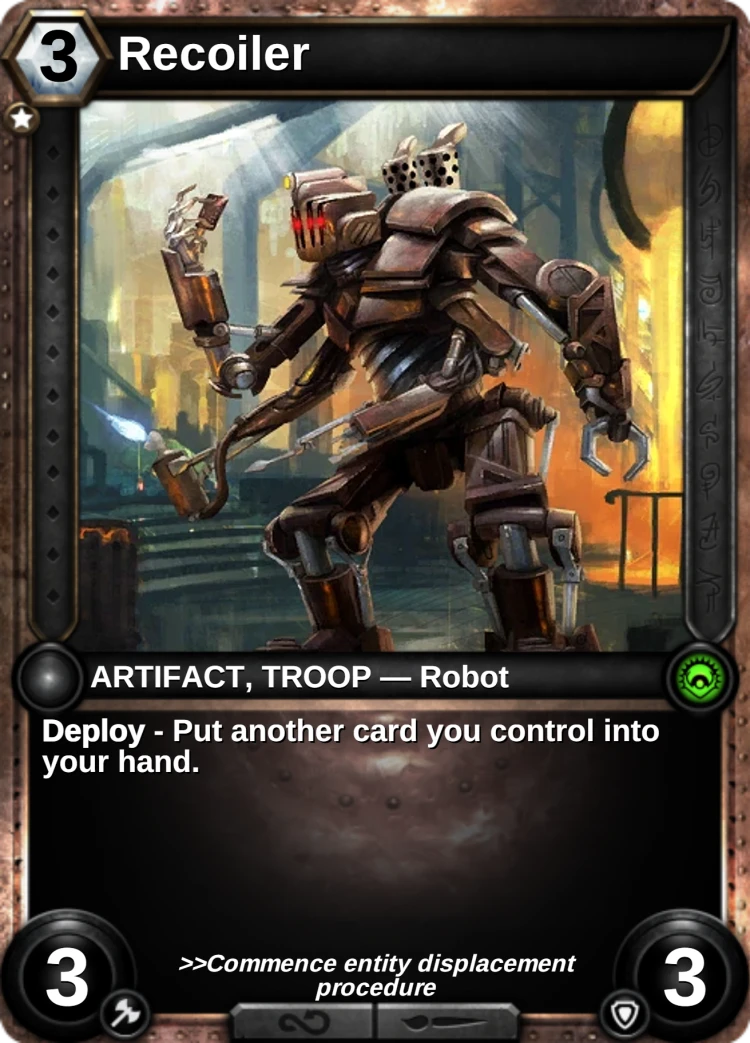 Recoiler: the card