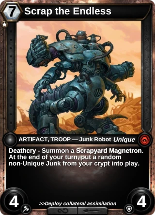 Scrap the Endless: the card this item changes