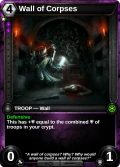 Wall of Corpses: printing in Shards of Fate