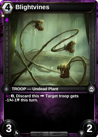 Blightvines: the card this item changes