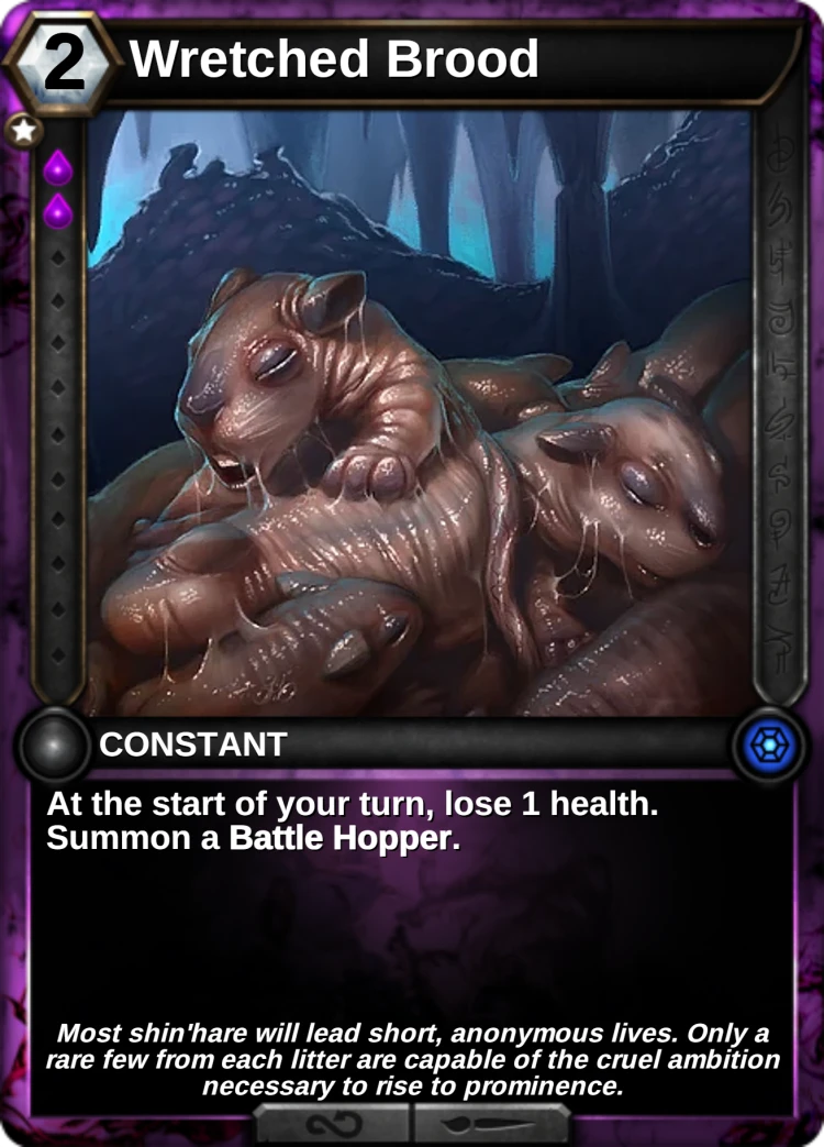 Wretched Brood: the card