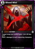 Blood Mist: printing in Primal Dawn