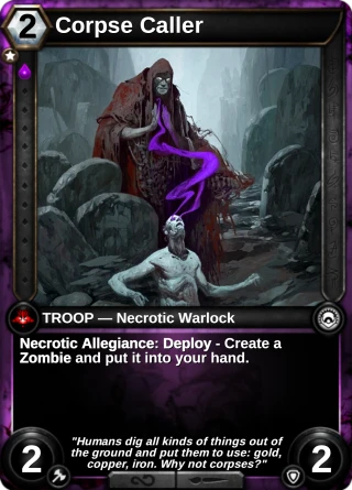 Corpse Caller: the card this item changes