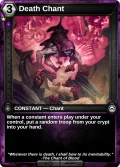 Death Chant: printing in Primal Dawn