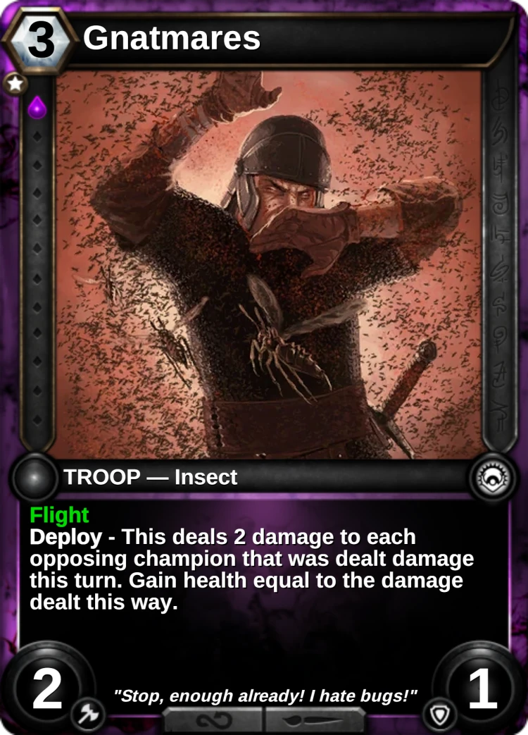 Gnatmares: the card
