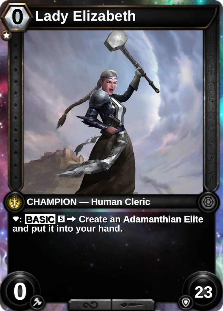 Lady Elizabeth: the champion