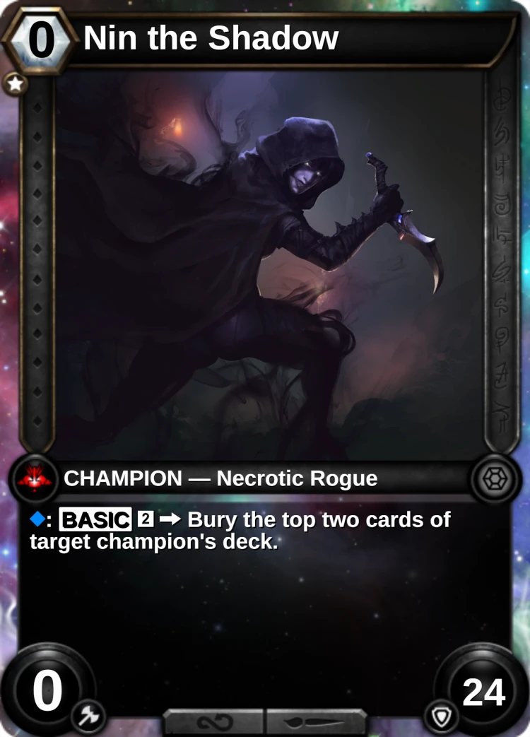 Nin the Shadow: the champion