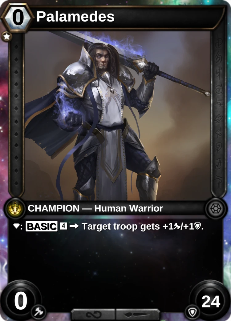 Palamedes: the champion