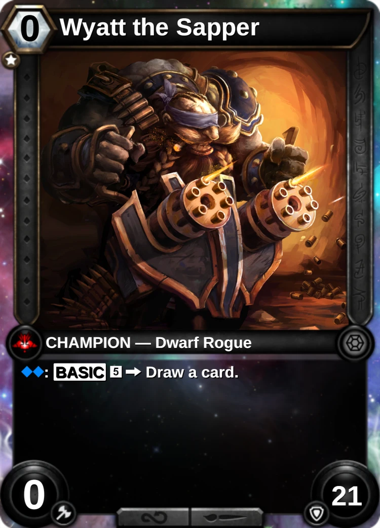 Wyatt the Sapper: the champion