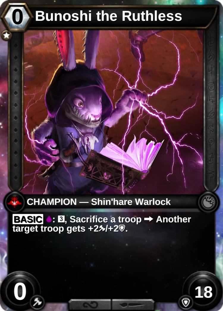 Bunoshi the Ruthless : the champion