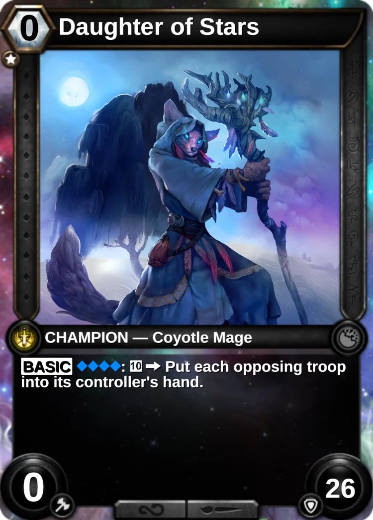 Daughter of Stars: the champion