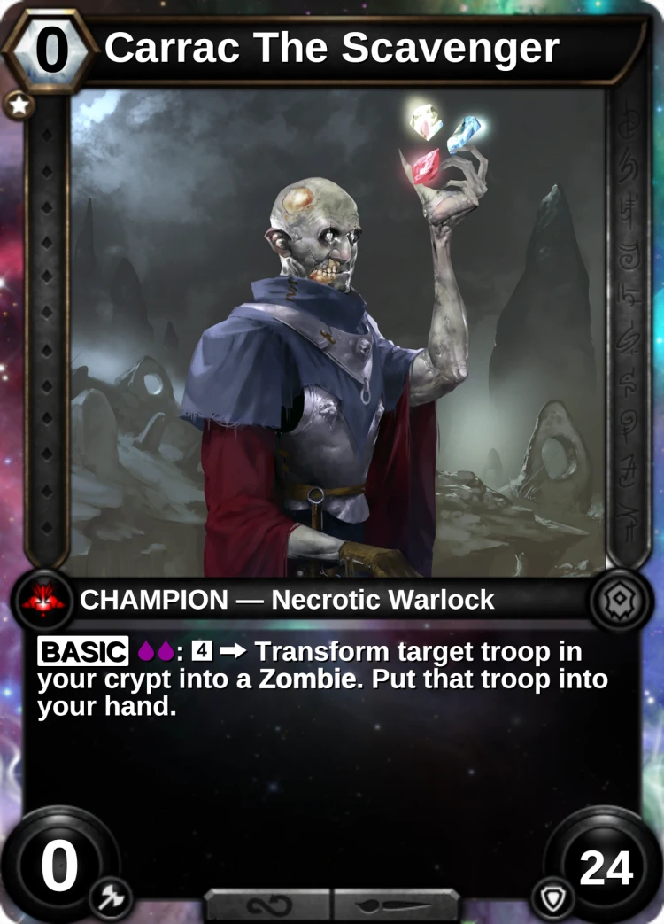 Carrac The Scavenger: the champion