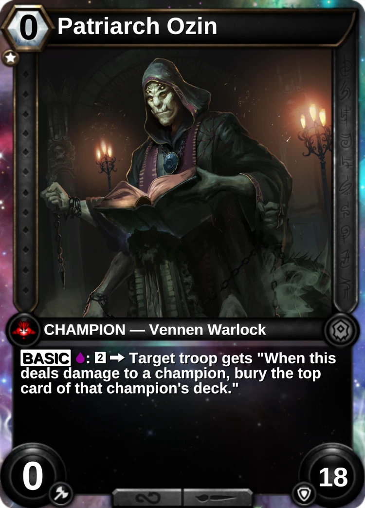 Patriarch Ozin: the champion