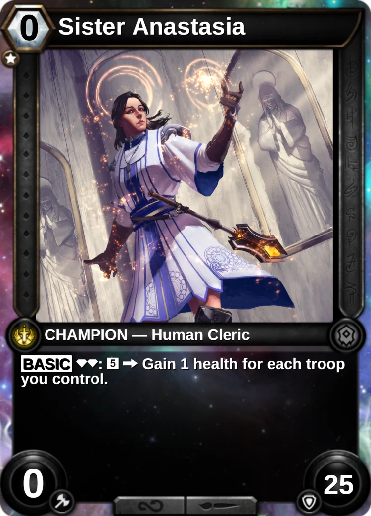 Sister Anastasia: the champion