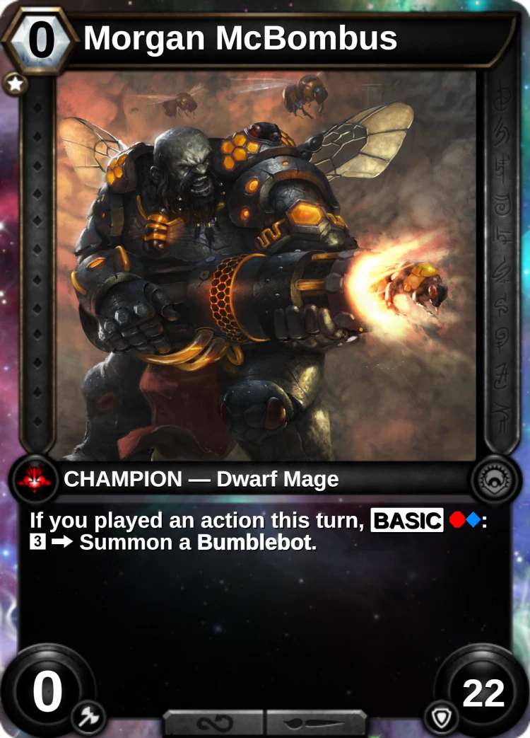 Morgan McBombus: the champion
