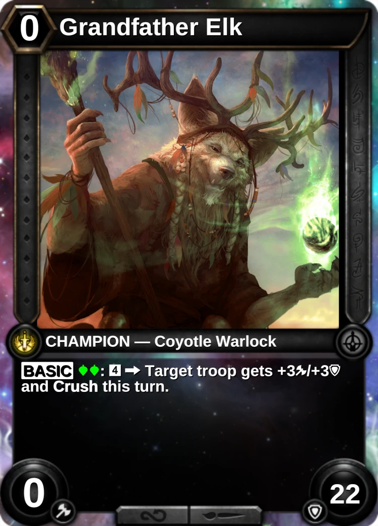 Grandfather Elk: the champion