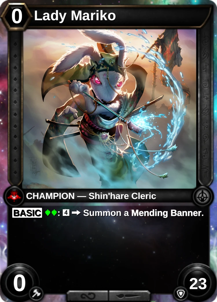 Lady Mariko: the champion