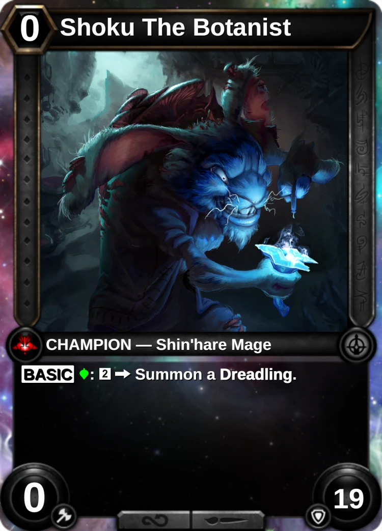 Shoku The Botanist: the champion